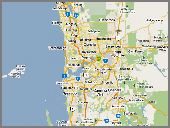 Licensed Surveyors In Perth Metro WA Region Pro West Surveying   Pearth Map 